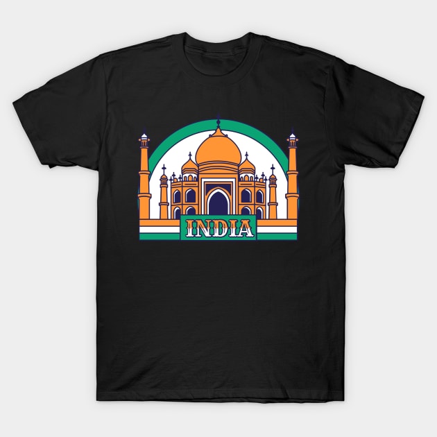 India T-Shirt by Bros Arts